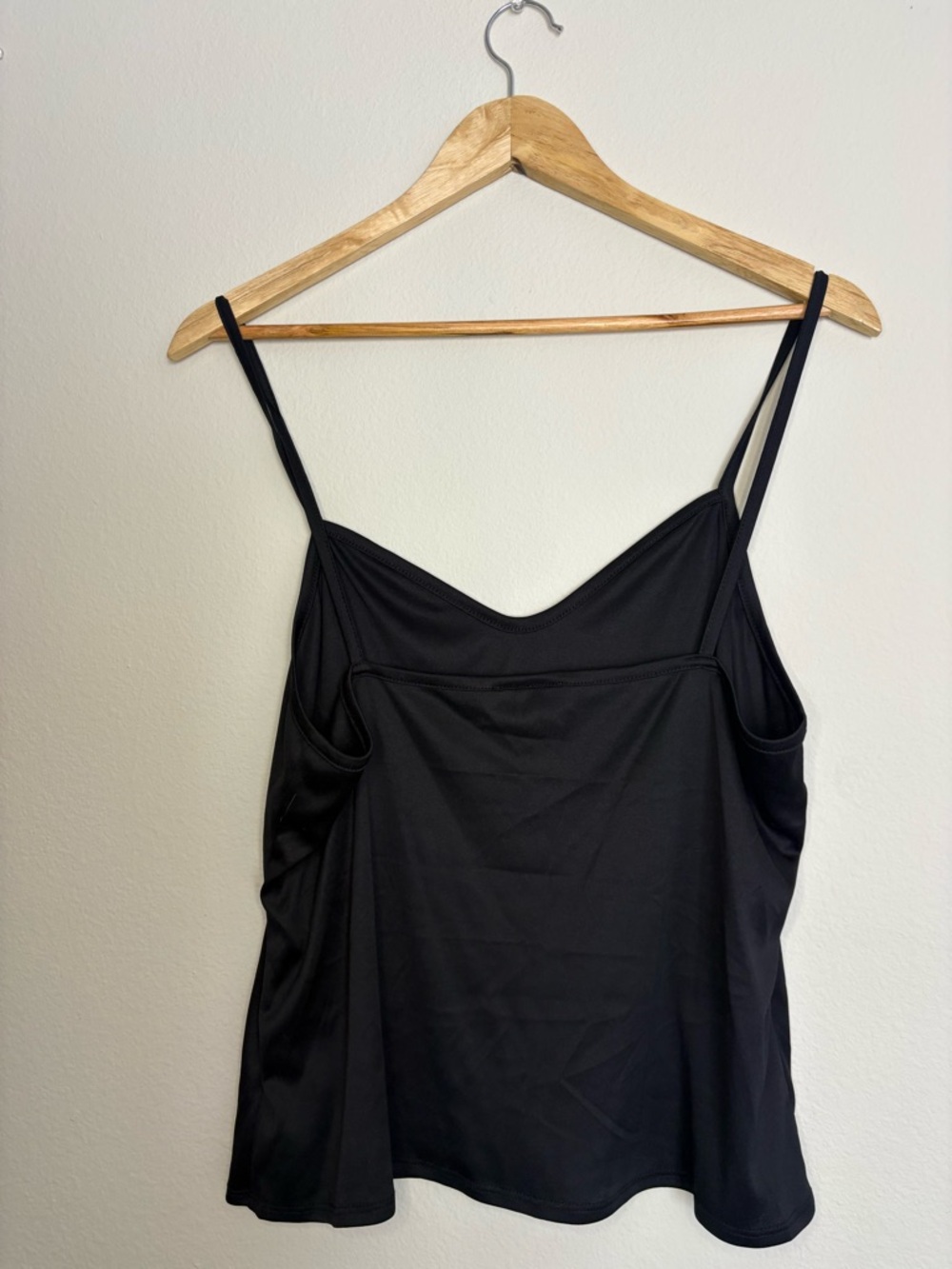 Classic Black Slim-Strap Cami Top - Picture 2 of 7